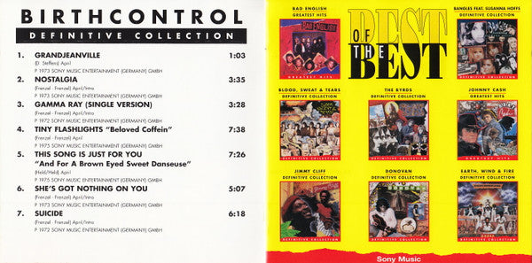 Birth Control : Definitive Collection (CD, Comp)
