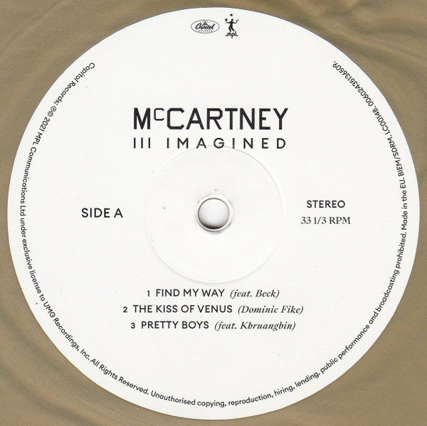 Paul McCartney : McCartney III Imagined (2xLP, Album, Ltd, Gol)
