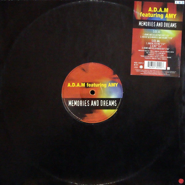 A.D.A.M. Featuring Amy : Memories And Dreams (12")