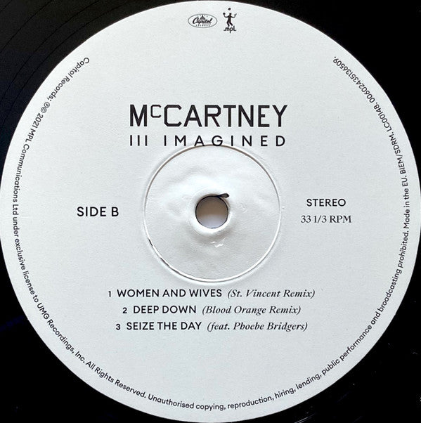 Paul McCartney : McCartney III Imagined (2xLP, Album)
