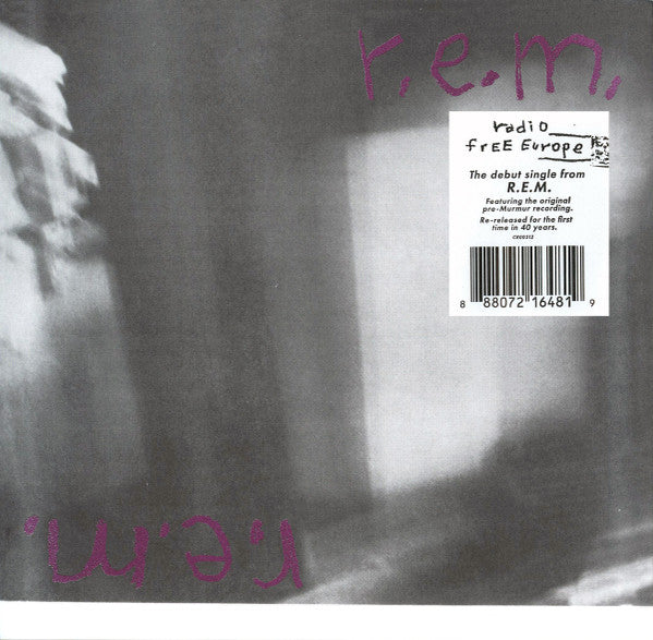 R.E.M. : Radio Free Europe (7", Single, RE)