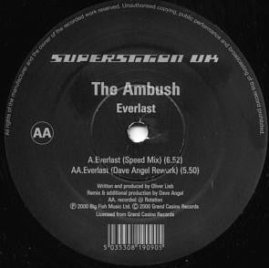The Ambush Project By Oliver Lieb : Everlast (Dave Angel Rework) (12")