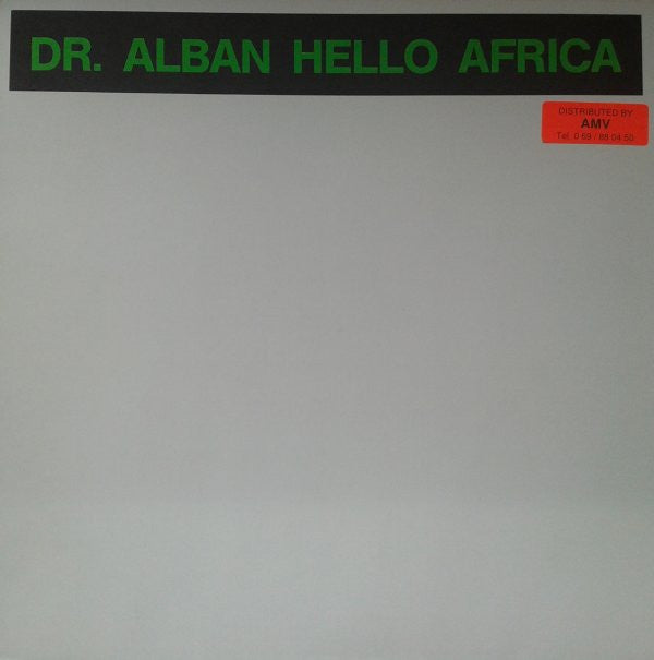 Dr. Alban : Hello Africa (12", Promo)