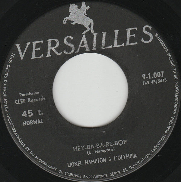 Lionel Hampton : Lionel Hampton À L'Olympia (7")