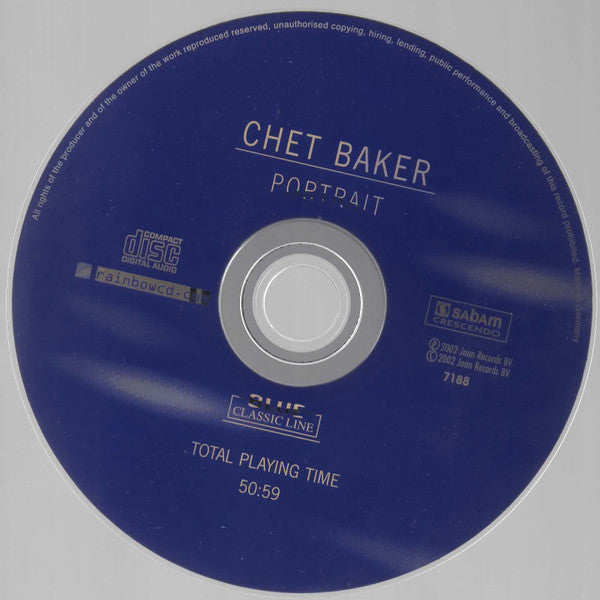 Chet Baker : Portrait (CD, Comp)