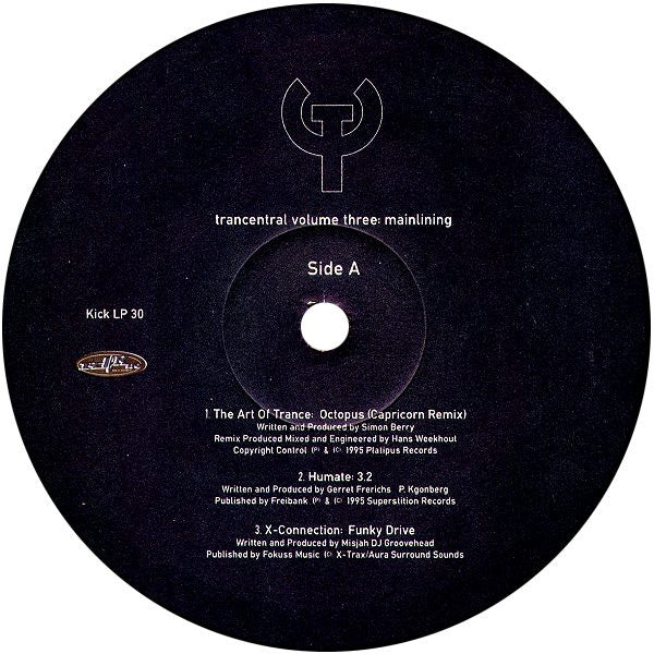 Various : Trancentral Volume Three: Mainlining (3xLP, Comp)