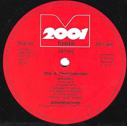 Steamhammer : This Is Steamhammer (LP, Album, RE)