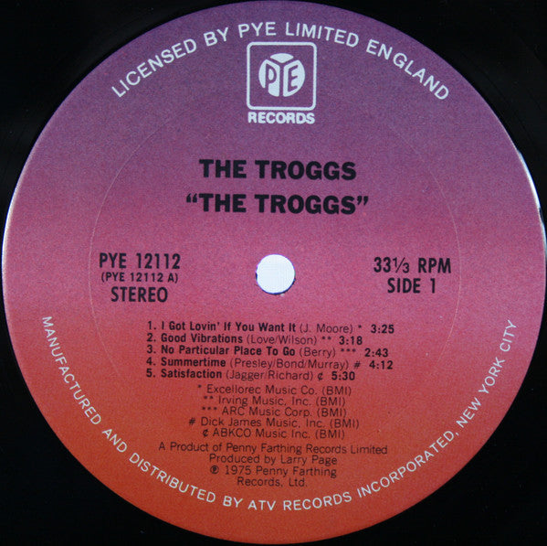 The Troggs : The Troggs (LP, Album)