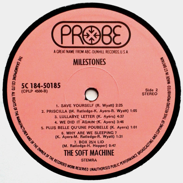Soft Machine : Milestones (2xLP, Comp, Gat)