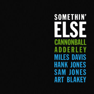 Cannonball Adderley : Somethin' Else (CD, Album, RE)