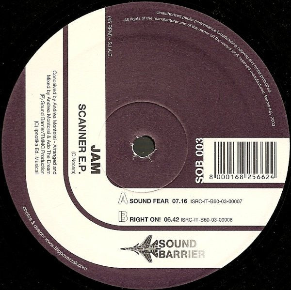 Jam (2) : Scanner E.P. (12", EP)