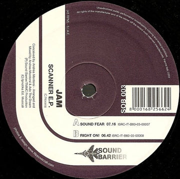 Jam (2) : Scanner E.P. (12", EP)