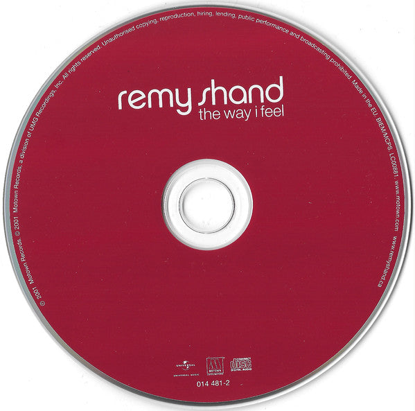 Remy Shand : The Way I Feel (CD, Album)