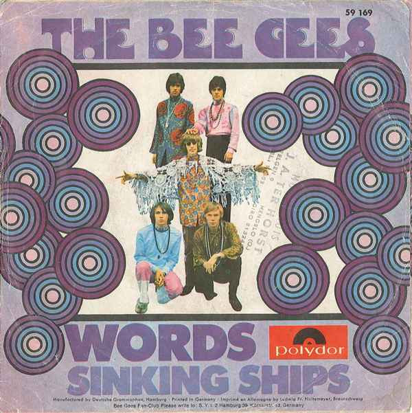 The Bee Gees* : Words (7", Single, Mono)