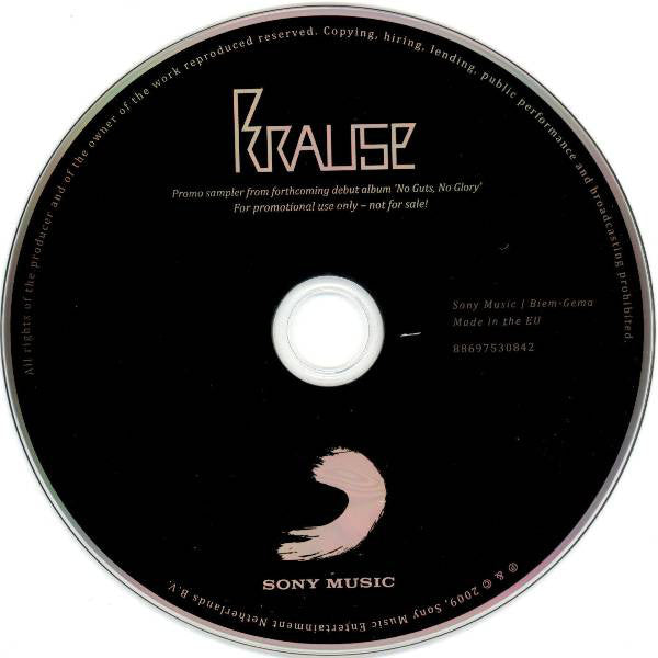 Krause : Promo Sampler From The Forthcoming Debut Album 'No Guts, No Glory' (CD, Promo, Smplr)