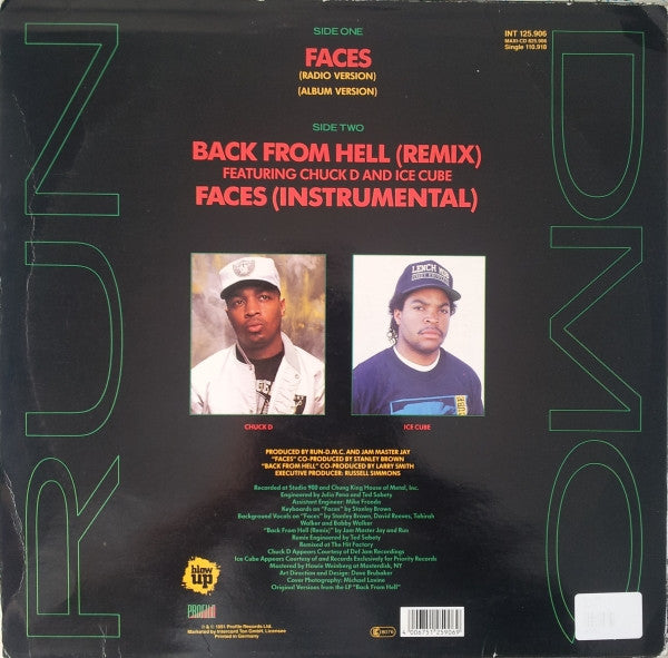 Run DMC* : Faces (12")