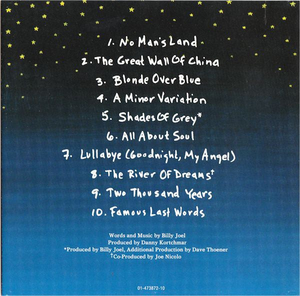 Billy Joel : River Of Dreams (CD, Album, RE)