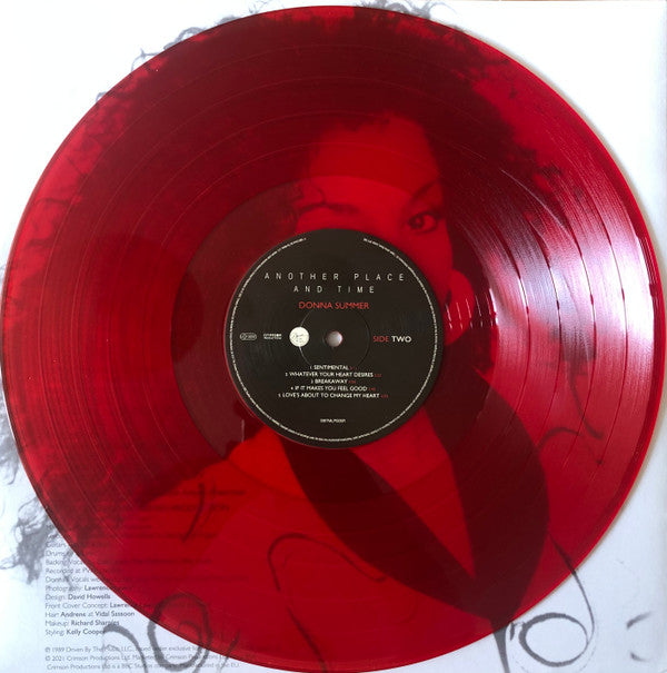 Donna Summer : Another Place And Time (LP, Album, RE, Red)