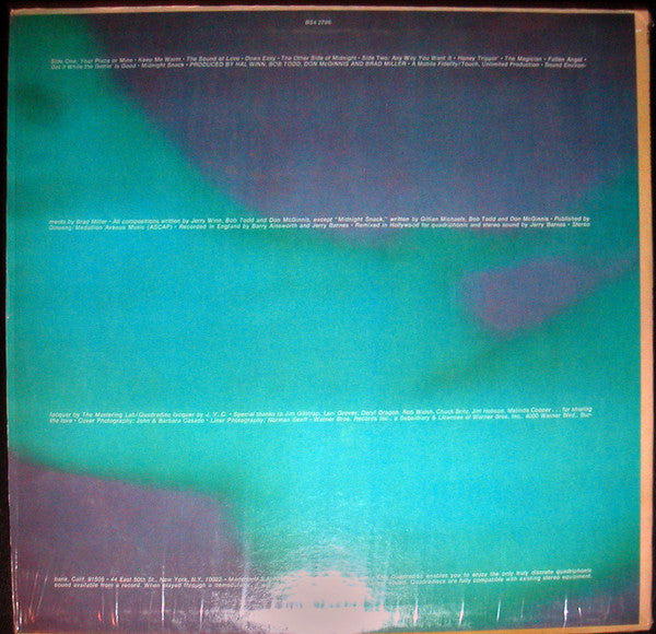 The Mystic Moods Orchestra : Erogenous (LP, Album, Quad)
