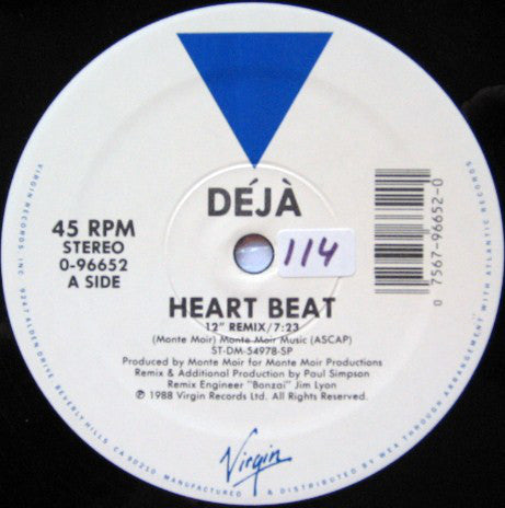Déjà : Heart Beat (12")