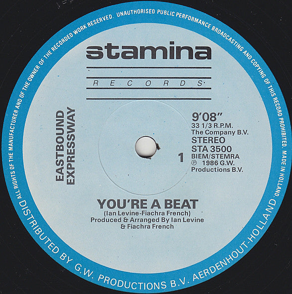 Eastbound Expressway : You're A Beat (12")