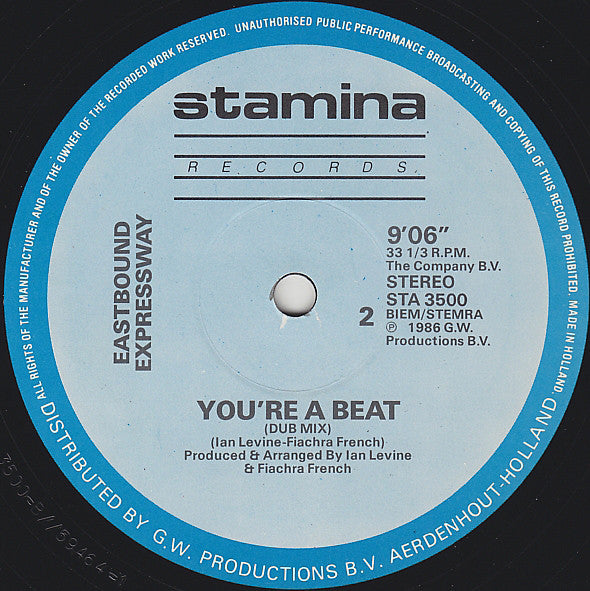 Eastbound Expressway : You're A Beat (12")