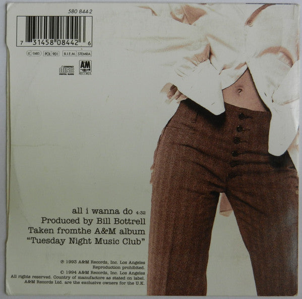 Sheryl Crow : All I Wanna Do (CD, Single)