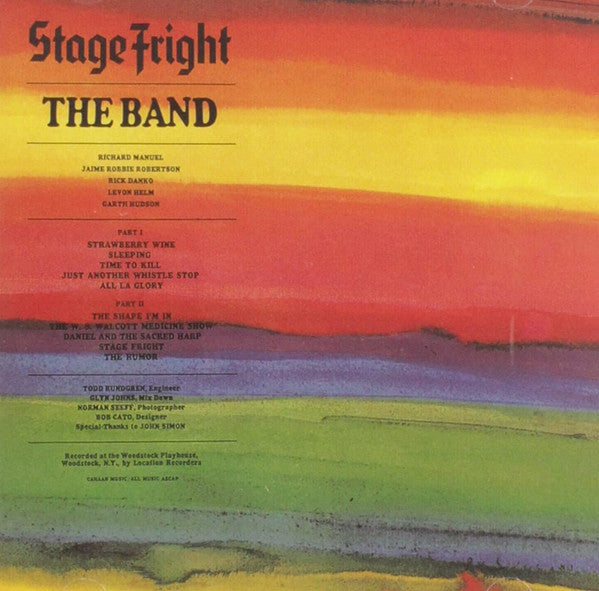 The Band : Stage Fright (CD, Album, RE, RM, Son)