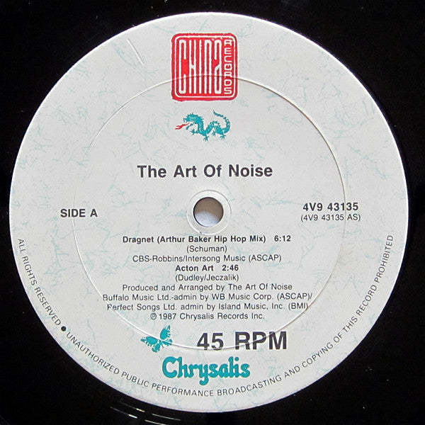 The Art Of Noise : Dragnet (12")