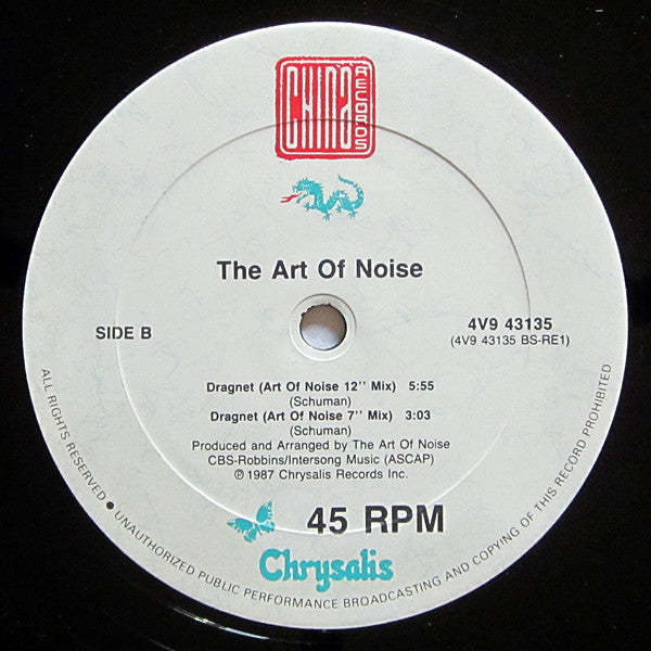 The Art Of Noise : Dragnet (12")