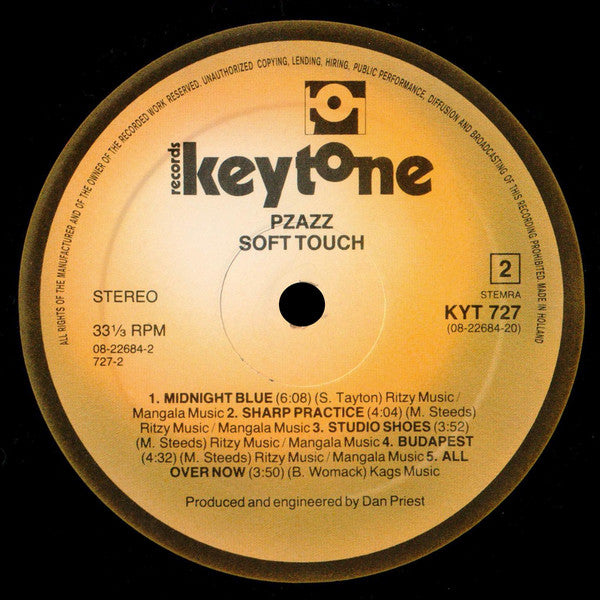 Pzazz : Soft Touch (LP, Album)