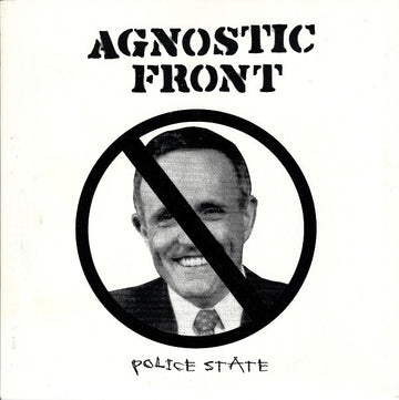 Agnostic Front : Police State (7", Single, Red)