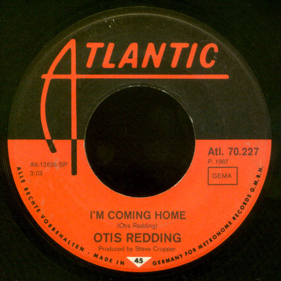 Otis Redding : Glory Of Love / I'm Coming Home (7", Single)