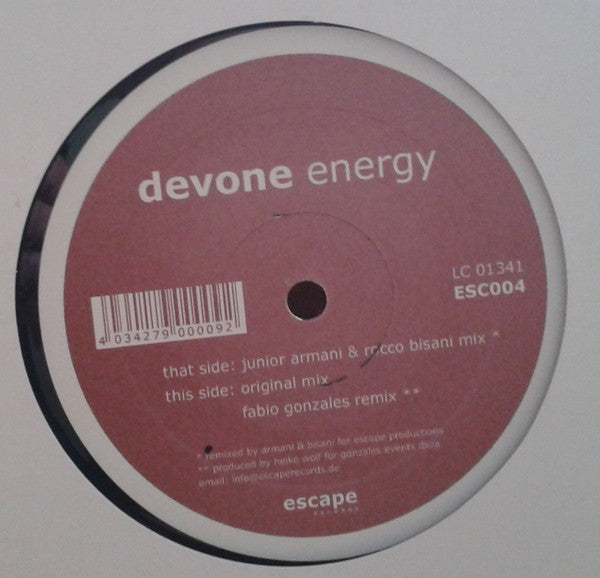 Devoné : Energy (12")