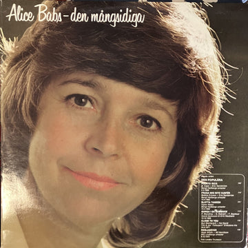 Alice Babs : Alice Babs - Den Mångsidiga (2xLP, Comp)