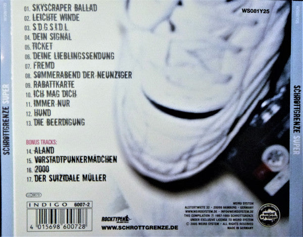 Schrottgrenze : Super (CD, Album, RE)