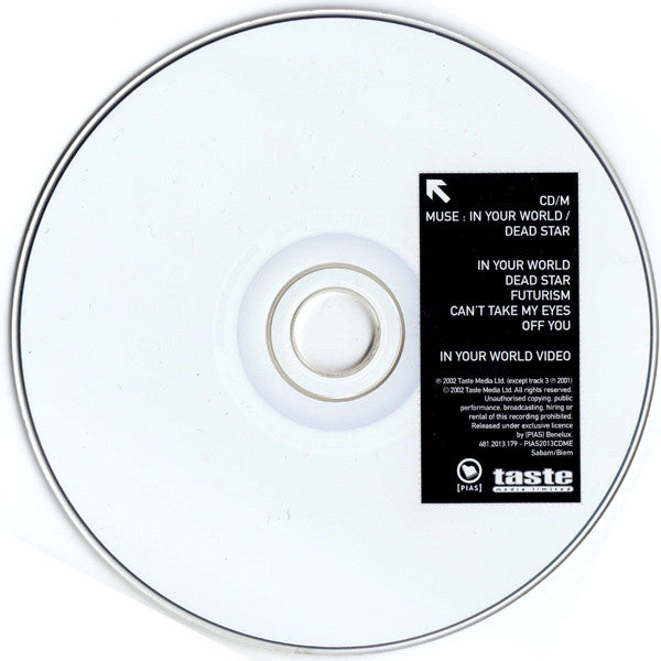 Muse : In Your World • Dead Star (CD, Maxi, Enh)