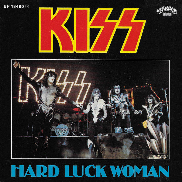 Kiss : Hard Luck Woman (7", Single)