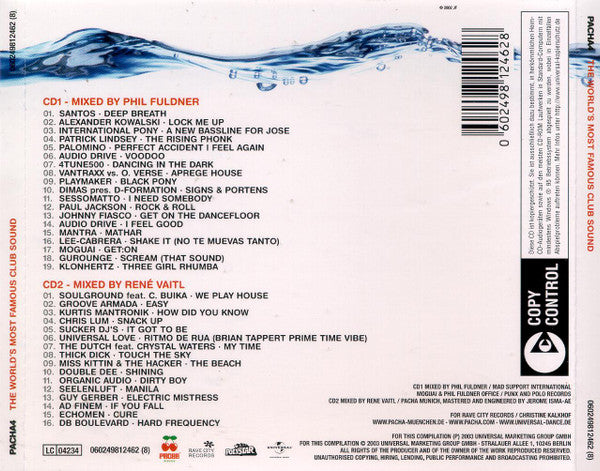 Phil Fuldner / René Vaitl : Pacha 4 - The World's Most Famous Club Sound (2xCD, Comp, Copy Prot., Mixed)