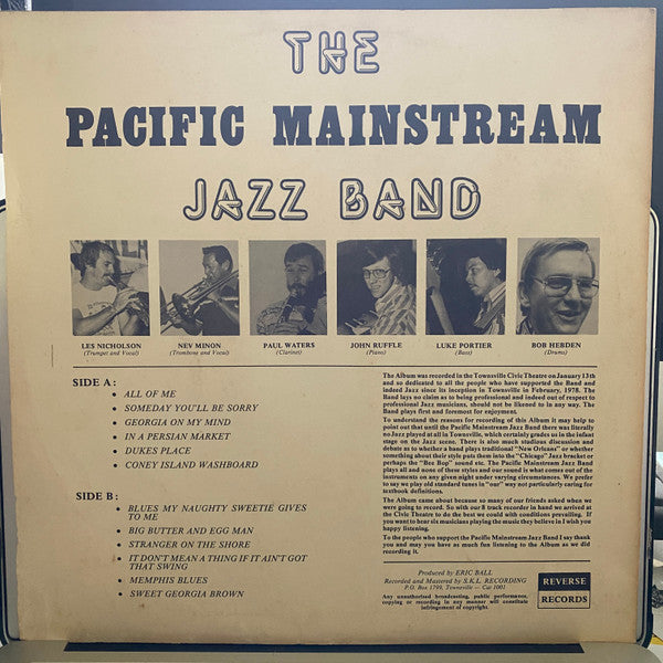 The Pacific Mainstream Jazz Band : The Pacific Mainstream Jazz Band (LP)