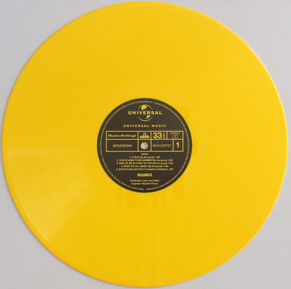 Brainbox (3) : Parts (LP, Album, Ltd, Num, RE, Yel)