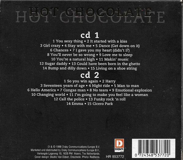 Hot Chocolate : Original Gold (2xCD, Comp)