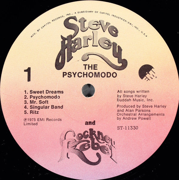 Steve Harley And Cockney Rebel* : The Psychomodo (LP, Album, Win)