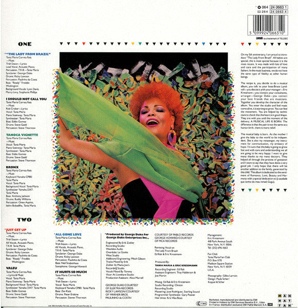 Tania Maria : The Lady From Brazil (LP, Album)