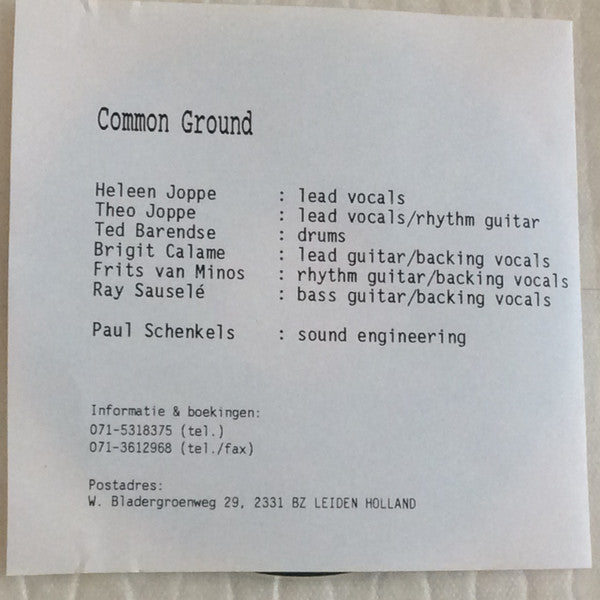 Common Ground (23) : To Be Continued (CDr)