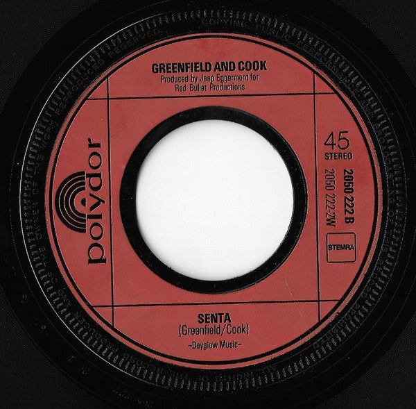 Greenfield & Cook : Melody (7", Single)