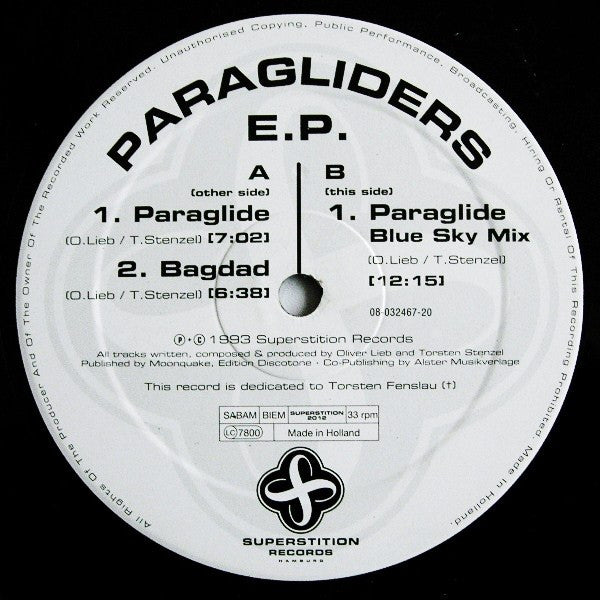 Paragliders : Paragliders EP (12", EP)