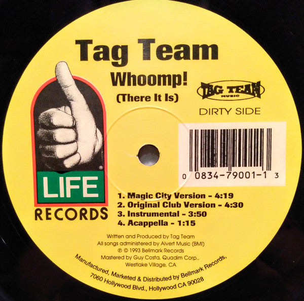 Tag Team : Whoomp! (There It Is) (12", Maxi)