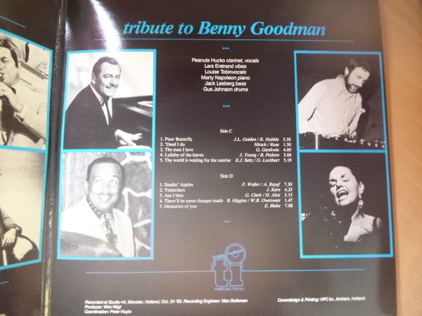 Peanuts Hucko : Tribute To Louis Armstrong - Tribute to Benny Goodman (2xLP, Album)