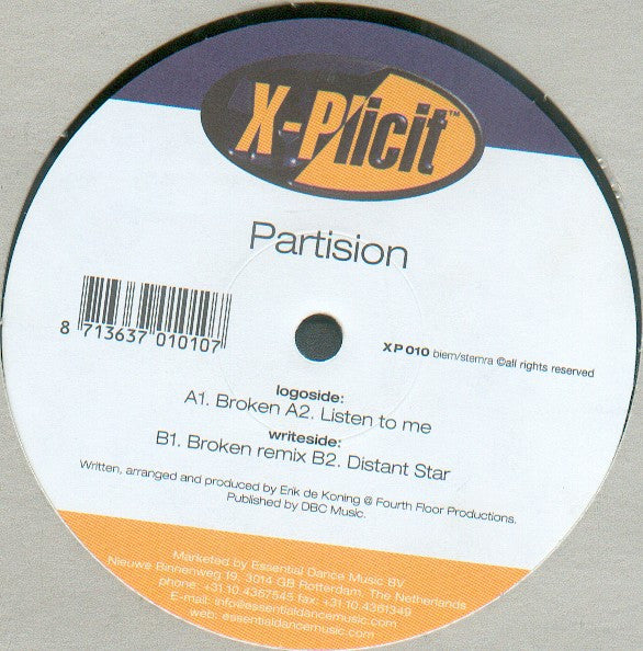 Partision : Broken (12")